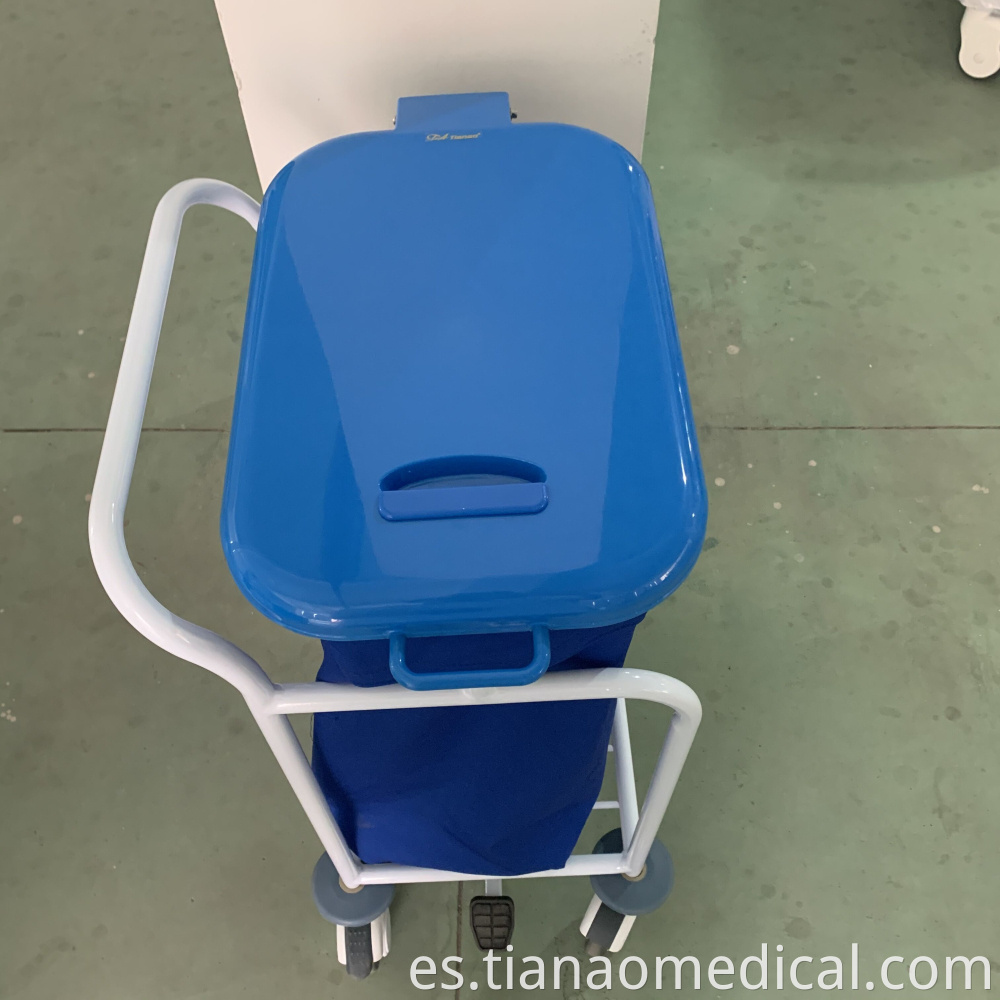 Hospital Dirt Trolley for Medical Waste